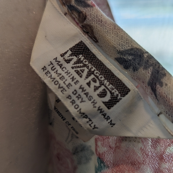 Vintage 1970s Montgomery Ward Spring Dress - Picture 3 of 3